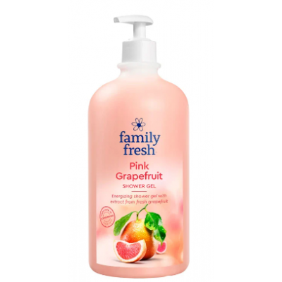 Гель для душа Family Fresh Pink Grapefruit 1000мл розовый грейпфрут 