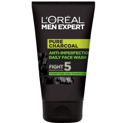 Гель мужской для умывания лица L'Oreal Paris Men Expert Pure Carbon 100мл