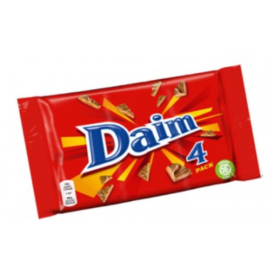 Шоколадные батончики Daim 4-Pack 112г (4X28г)