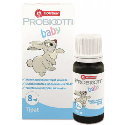 Пробиотик с  молочнокислыми бифидобактериями в каплях PROBIOOTTIPLUS BABY TIPAT 8 мл 