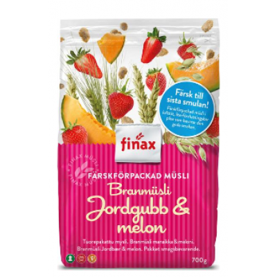 Мюсли Finax Strawberry & Meloni 650г Клубника и Дыня 