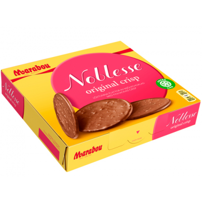 Хрустящие пластинки в молочном шоколаде Marabou Noblesse Original Crisp 150 г