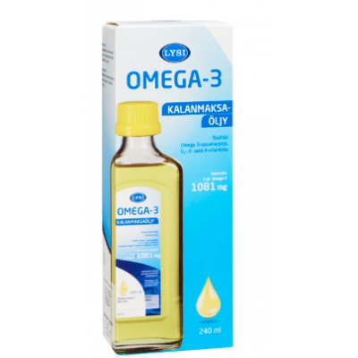 Экстракт рыбьего жира LYSI Omega-3 240 мл