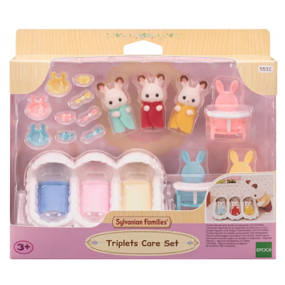 Игровые персонажи Sylvanian Families зайчики тройнички