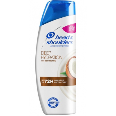 Шампунь против перхоти Head&Shoulders Deep Hydration 250мл с кокосовым маслом