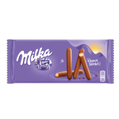 Печенье Milka Lilastick с молочным шоколадом 122г