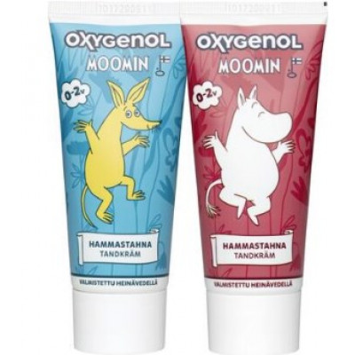 Зубная паста с ксилитфторидом Oxygenol Moomin 0-2 лет 50 мл