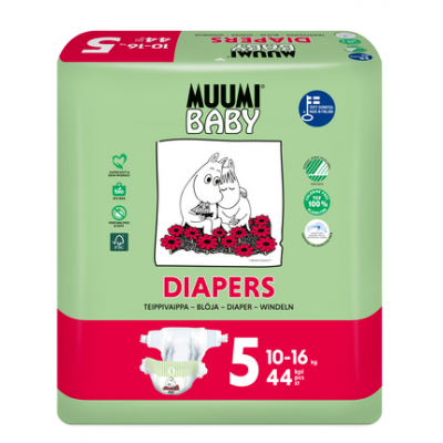 Памперсы Muumi Baby Diapers 5 44 шт 10-16 кг