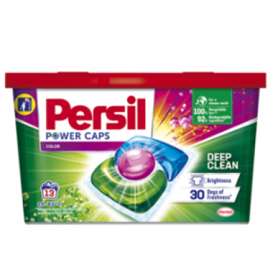 Капсулы с гелем для стирки PERSIL Power Caps Color 13 шт