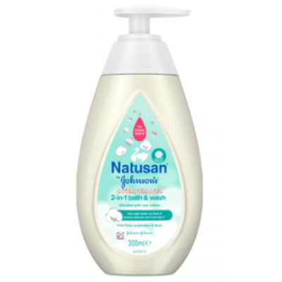 Детский гель для душа Natusan от Johnson's Cotton Touch Wash 300 мл