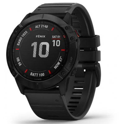 Спортивные часы Garmin Fenix 6x Pro черные