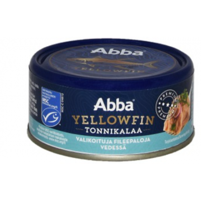 Филе желтоперого тунца Abba Msc Yellowfin Tonnikalaa 150/105г