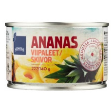 Кольца ананаса в ананасовом соке Rainbow Ananas viipaleet 227/137 г