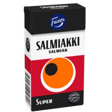 Пастилки с ксилитом Fazer Super Salmiakki 38г