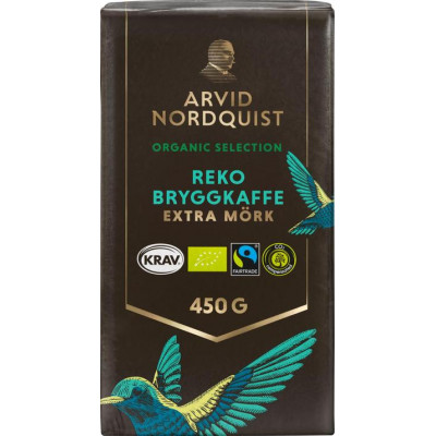 Кофе молотый Arvid Nordquist Selection Reko Krav Fair 450г