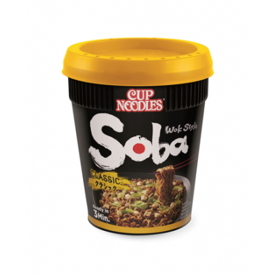 Классическая лапша с соусом якисо Nissin SOBA Cup Classic 90г