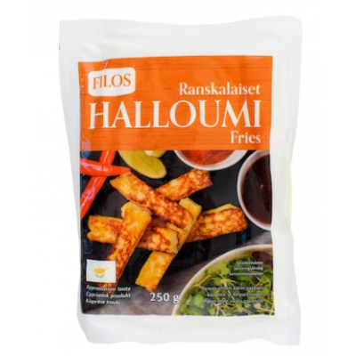 Сыр халуми Filos Halloumi-ranskalaiset 250г в нарезке