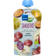 Органическое пюре из сливы и груши Rainbow Smoothie Paaryna-Luumu 110г с 6 месяцев