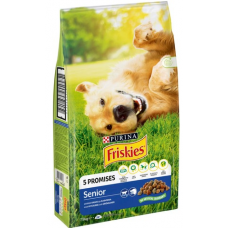 Корм для собак с курицей и овощами Friskies Senior Kanaa Ja Kasviksia 7,5кг