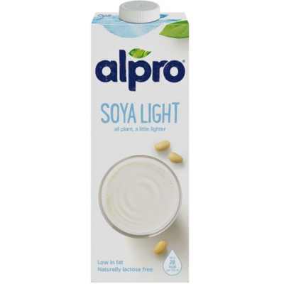 Легкий соевый напиток Alpro Soya Light 1л 