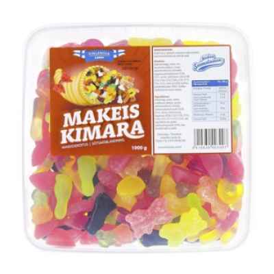 Жевательные конфеты Finlandia Candy Makeiskimara 1000г в коробке