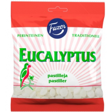 Эвкалиптовые пастилки Fazer Eucalyptus Pastilleja 200г