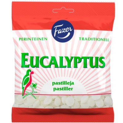 Эвкалиптовые пастилки Fazer Eucalyptus Pastilleja 200г