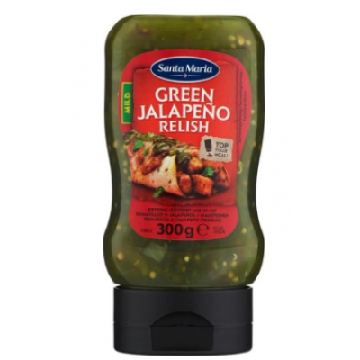 Соус с зеленым халапеньо Santa Maria Green Jalapeno Relish -pikkelssi 300г