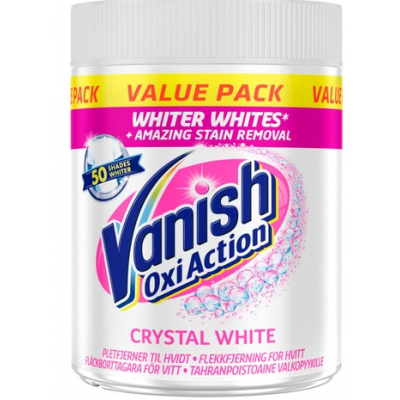 Пятновыводитель Vanish Crystal White Oxi Action 940г