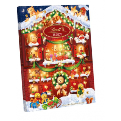 Календарь шоколадный Lindt TEDDY House 170г