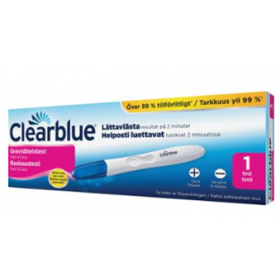 Тест на беременность Clearblue Fast&Easy raskaustesti 1шт