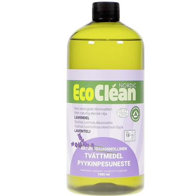 Жидкий стриральный порошок Eco Clean 1л лаванда