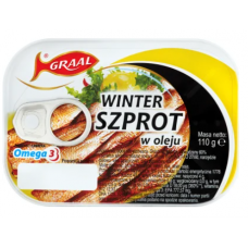 Шпроты в масле Graal winter szprot w oleju 110г