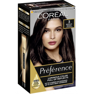 Краска для волос L'Oreal Paris Preference №3 Brasil темно коричневый