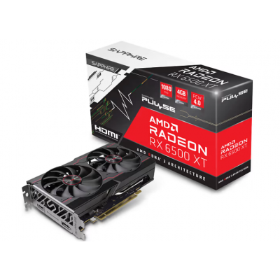 Видеокарта Sapphire Radeon RX 6500 XT Pulse для шины PCI-e