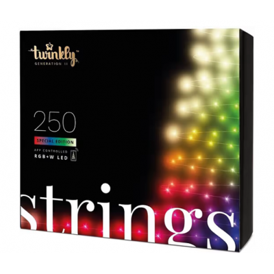 Световой комплект Twinkly Strings 250 светодиодов RGBW Wi-Fi