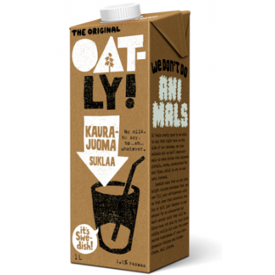 Овсяное молоко Oatly Kaurajuoma Suklaa 1л с шоколадом