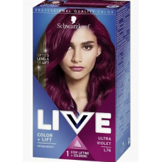 Краска для волос Schwarzkopf LIVE Colour + Lift L76 Ultra Violet 