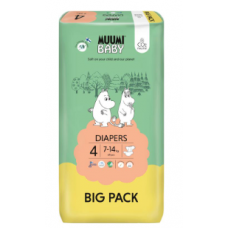 Подгузники Muumin Baby Tape Diaper 4 7–14 кг 69шт