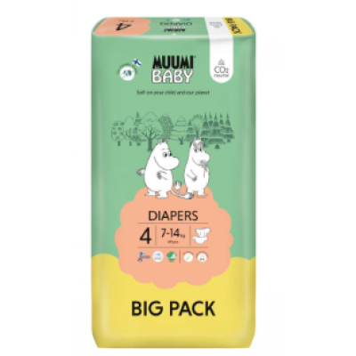 Подгузники Muumin Baby Tape Diaper 4  7–14 кг 69шт