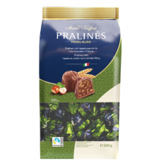 Шоколадные конфеты Maitre Troffout Pralines hazelnut & cereals 300г с фундуком и хлопьями 