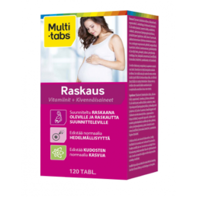 Витамины для беременных MULTI-TABS RASKAUS 120 шт