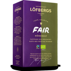 Молотый кофе Lofbergs Fair темной обжарки 450г