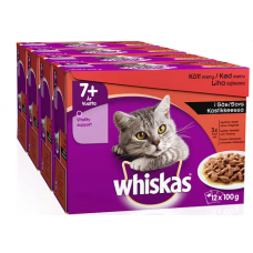 Традиционное мясное ассорти в соусе Whiskas 7+ 100 г 48шт