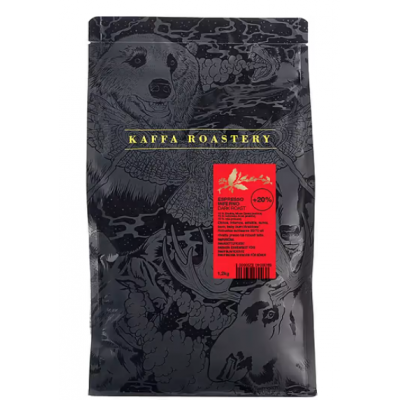 Кофе в зернах Kaffa Roastery Espresso Inferno, 1 кг + 200 г