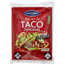 Смесь специй тако Santa Maria Taco Spice Mix 3 Pack 28г