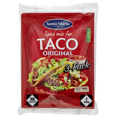 Смесь специй тако Santa Maria Taco Spice Mix 3 Pack 28г