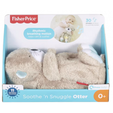 Плюшевая игрушка с имитацией дыхания Soothe's Snuggle Otter от Fisher-Price