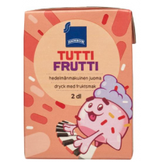 Напиток со вкусом фруктов Rainbow Tutti Frutti 2dl