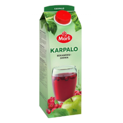  Напиток сокосодержащий Marli Cranberry 1л клюква